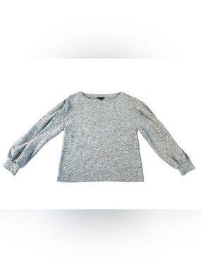 Banana Republic Gray Heather Knit Pullover Top